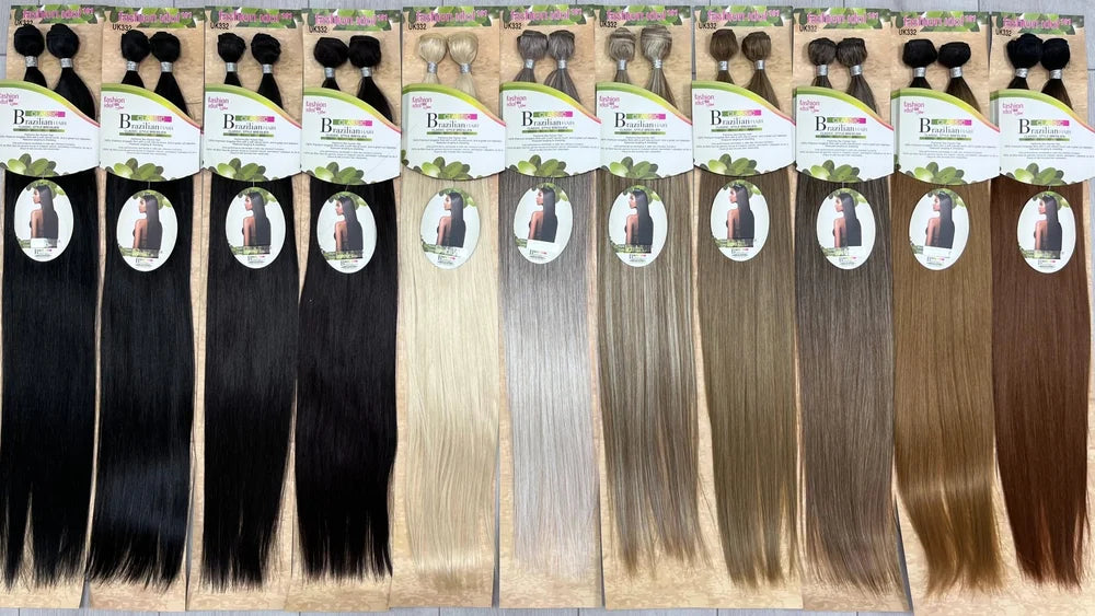 Sleek Fashion Idol Classic Brazilian Glossy Synthetic Weave 30" – 2PCS