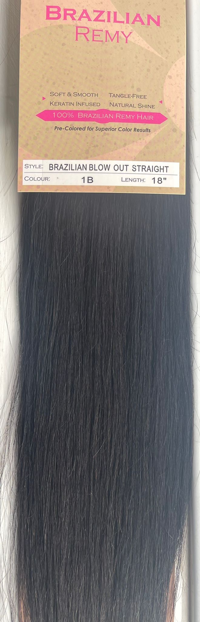 Echo Signature Collection 100% Unprocessed Remy Brazilian Blow out Straight Weave