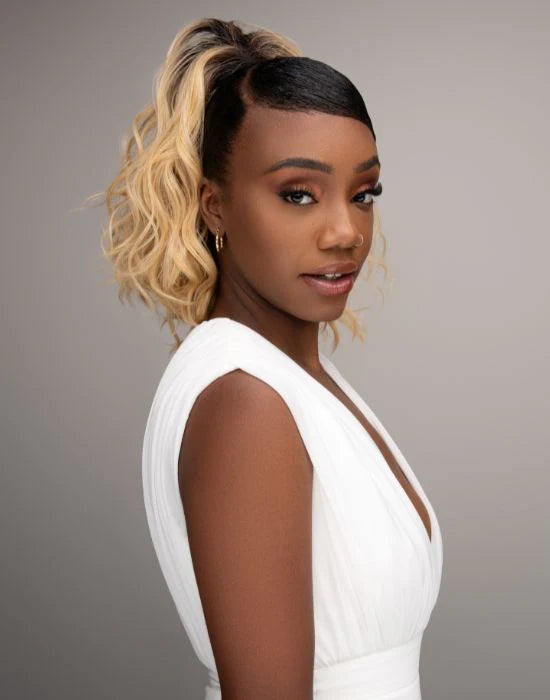 Feme 2-in-1 Half Wig or Ponytail-  Luna: Length: 14"