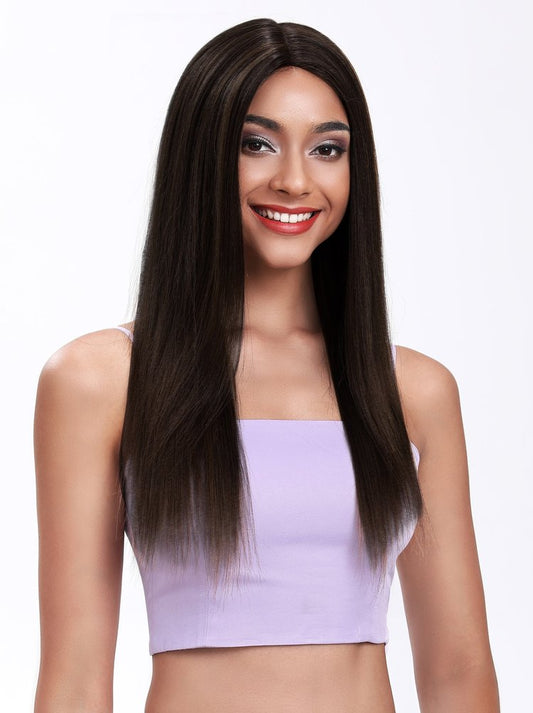 Sleek Virgin Gold MADISON Brazilian 100% VIRGIN HUMAN HAIR LACE PARTING WIG