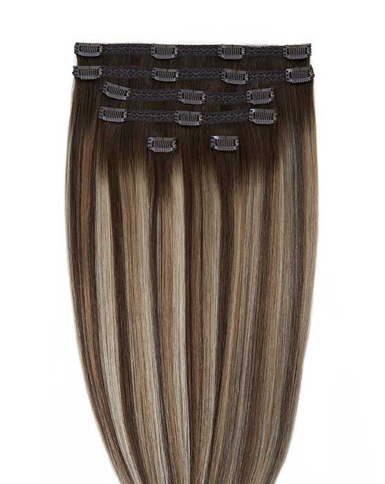 Beauty Works Double Hair Set Clip in Extensions 18 inch