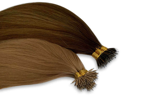 ECHO PREMIUM QUALITY 100% HUMAN HAIR NANO TIP EXTENSIONS 100g (40PCS) 18", 20" & 22"