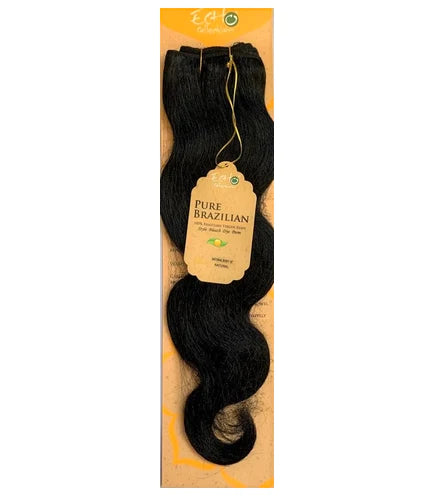 ECHO PURE 100% BRAZILIAN VIRGIN REMY WEAVE NATURAL BODY WAVE