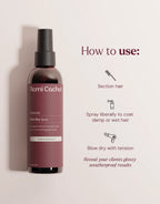 Remi Cachet Hairarchy Blow Dry Spray 200ml bottle” or “hair styling spray for frizz-free blow dry results