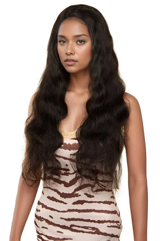 Sleek Virgin Gold Rebecca 100% BRAZILIAN HUMAN HAIR Wig 26"