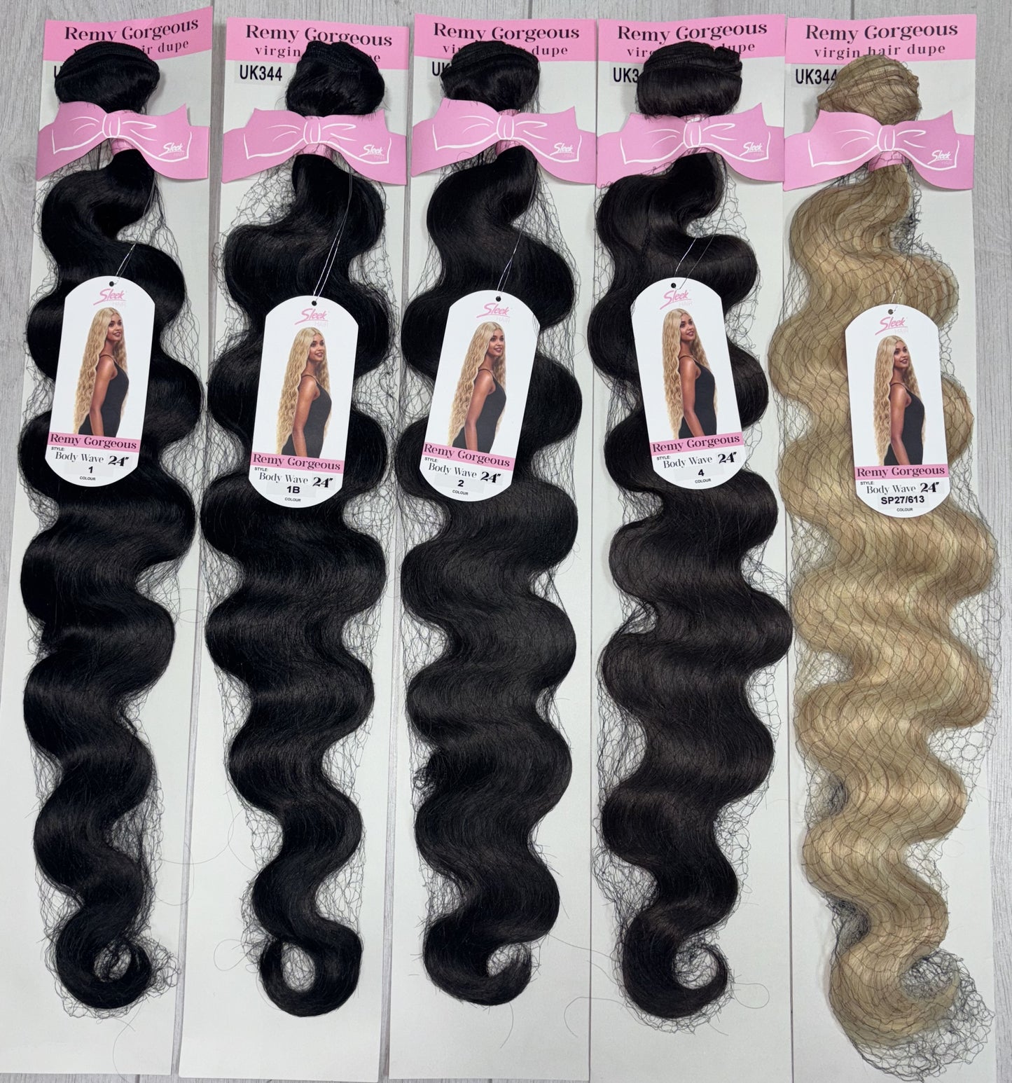 SLEEK REMY GORGEOUS BODY WAVE WEAVE SYNTHETIC HAIR EXTENSIONS