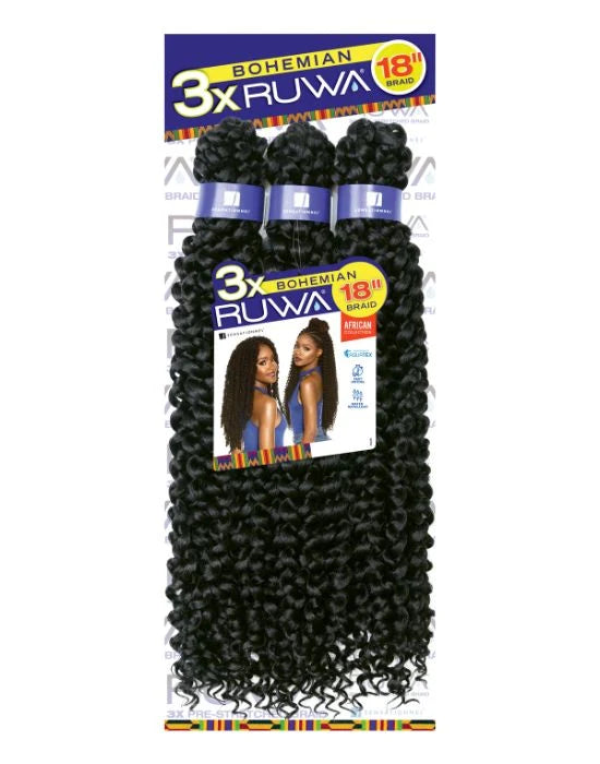 Sensationnel RUWA 3X Bohemian Pre-Stretched Braid 30"