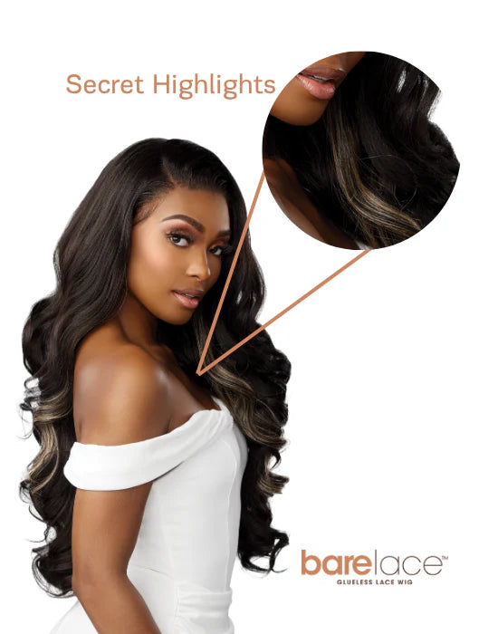 Bare Lace Unit 1 Glueless HD Lace Wig 28"