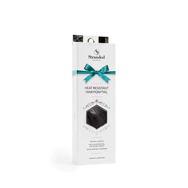 Stranded Long Straight Pony Drawstring or Clip In hair extensions
