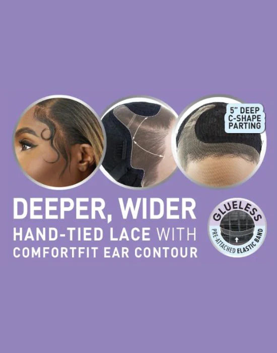 Outre Outre Melted Hairline Swirlista - Swirl 102: Length: 28"