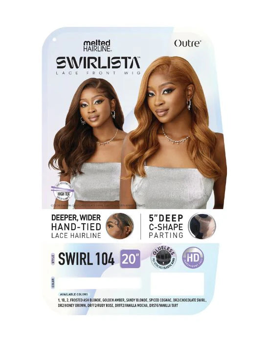 Outre Melted Hairline Swirlista - Swirl 104: Length: 20"