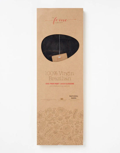 Feme 4x4 Virgin Brazilian Swiss Lace Closure Straight