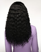 Feme Human Hair Weave – Deep Wave | 100% Human Hair Extensions :  Natural Dark