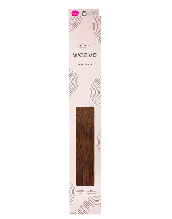 The Feme Collection 100% Remi Human Hair Weave 100g