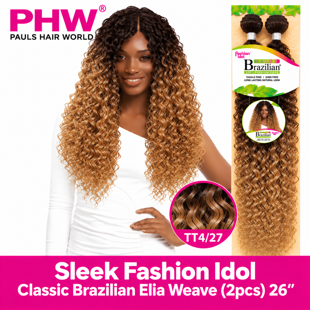 Sleek Fashion Idol Classic Brazilian Elia Synthetic Weave 26" – 2PCS