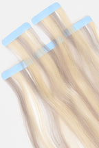 ECHO PREMIUM QUALITY 100% HUMAN HAIR TAPE HAIR EXTENSIONS 100G (40PCS) 18", 20" & 22"