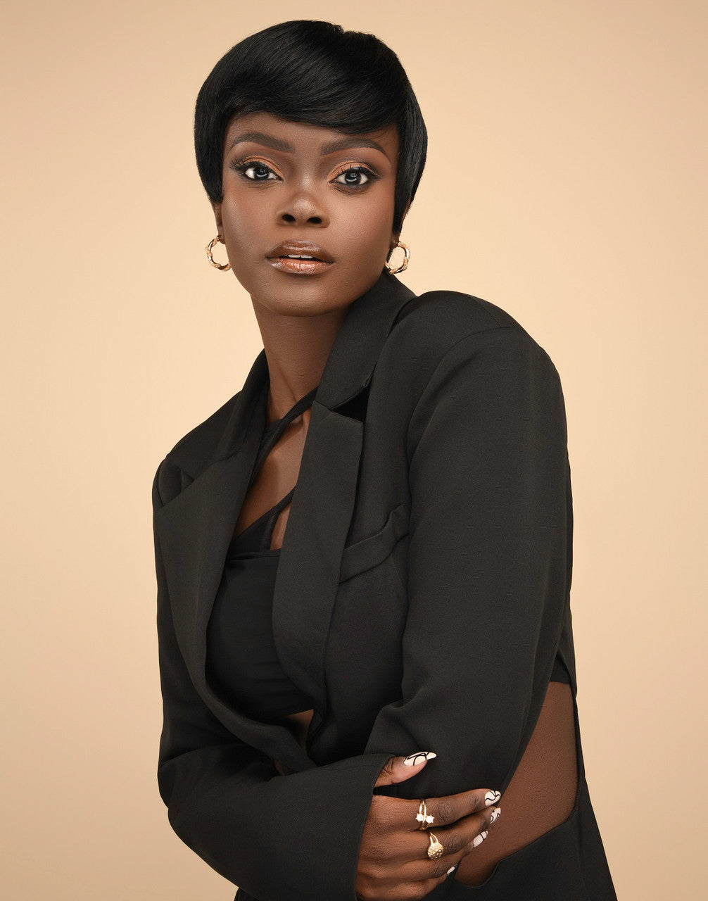 SENSATIONNEL Premium Plus  - Tara 27Pcs 100% Human Hair Weft 8"