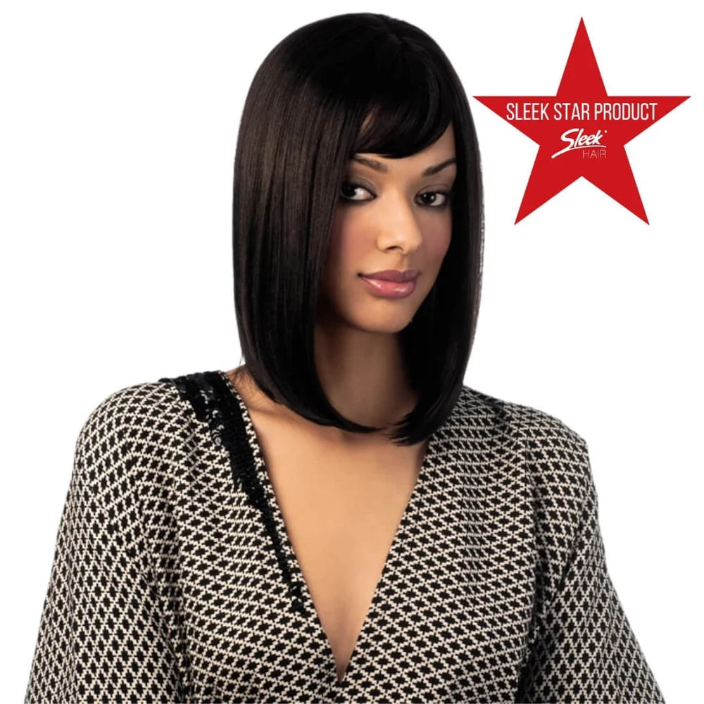 SLEEK CRYSTAL WIG FASHION  HUMAN HAIR WIG
