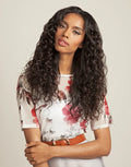 FEME 100% VIRGIN BRAZILIAN - SPANISH WAVE BUNDLE WEAVE: NATURAL BLACK: