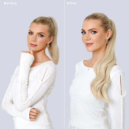 Stranded Long Wand Wave Clip-in Ponytail Hair Extension
