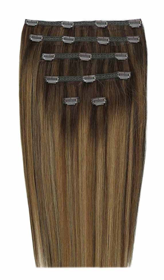 Beauty Works Double Hair Set Clip in Extensions 18 inch