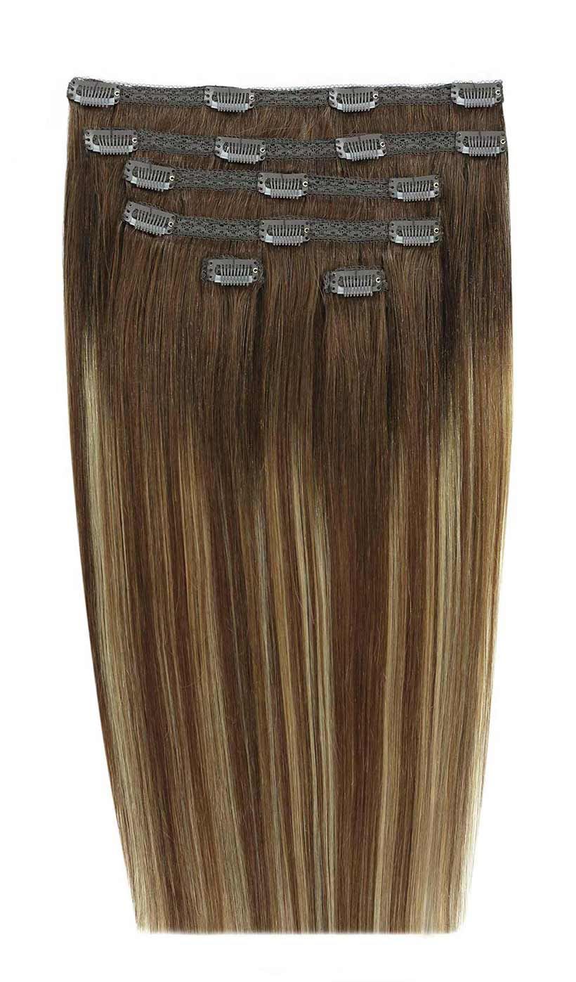 Beauty Works Double Hair Set Clip in Extensions 18 inch