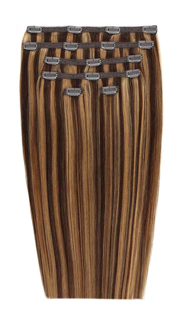 Beauty Works Double Hair Set Clip in Extensions 18 inch