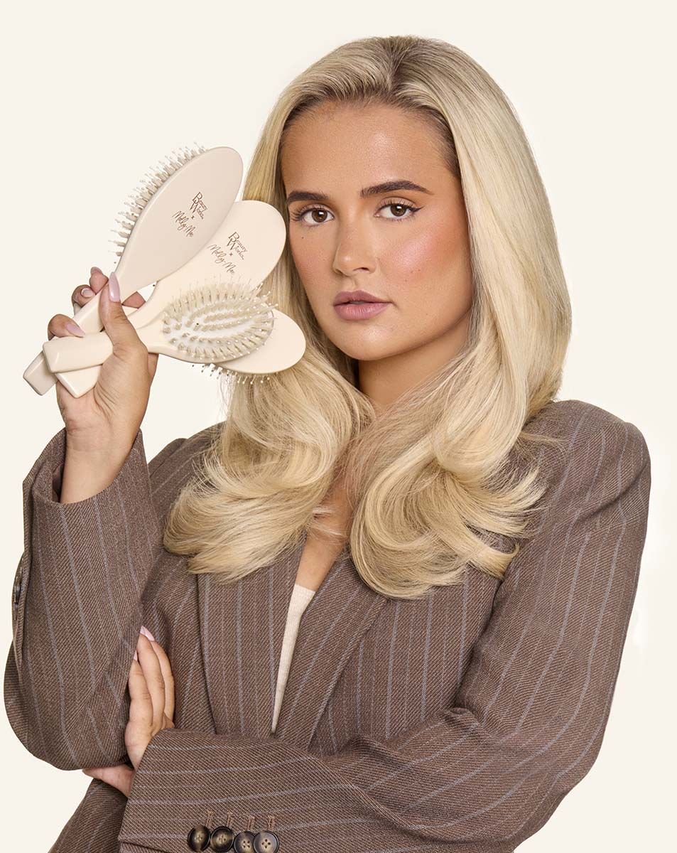 Beauty Works x Molly-Mae Soft Bristle Brush Duo Set – Luxury Hair Brush Set