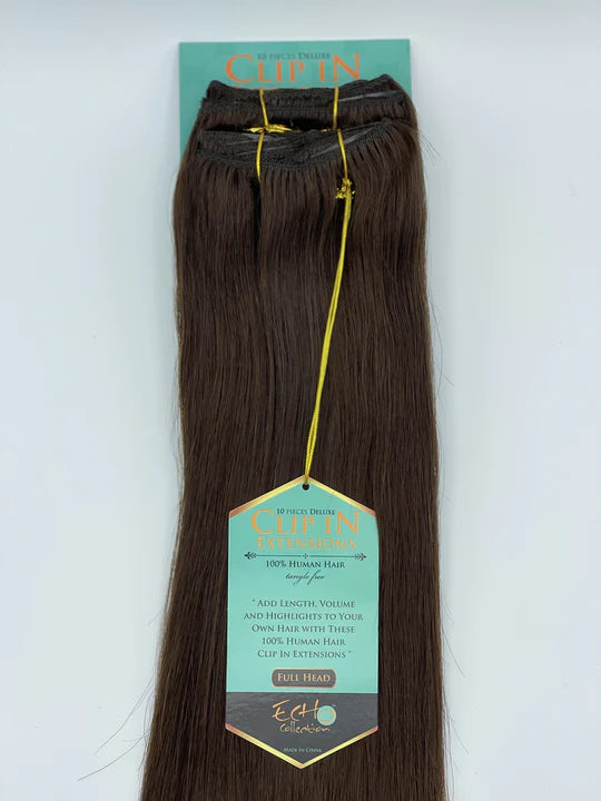 ECHO CLIP IN EUROPEAN Weave 100% Human Hair 105g 16 inch  & 18 inch