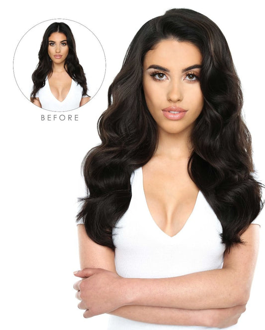 24 Seamless Deluxe 180g Clip-in Hair Extensions