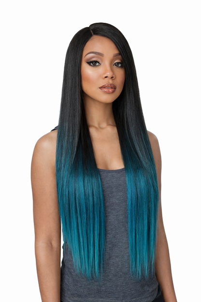 Sensationnel Empress Custom Lace Synthetic Hair Straight Wig