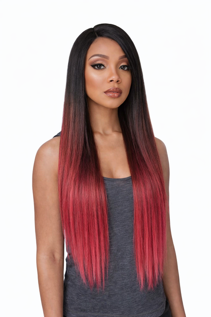 Sensationnel Empress Custom Lace Synthetic Hair Straight Wig