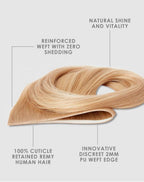 BEAUTY WORKS EXPRESS-WEFT TAPE IN HAIR EXTENSIONS 16"