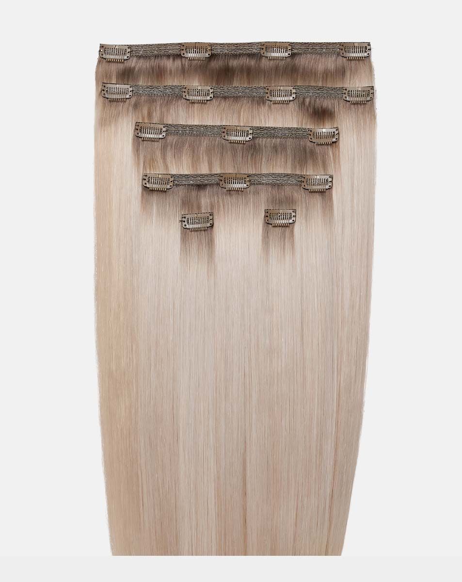 Beauty Works Double Hair Set Clip in Extensions 18 inch