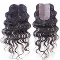 Sleek Virgin Gold Brazilian Deep Wave Closure 4" x 2"