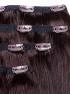 Stranded Human Hair Four Piece Clip-In Extensions