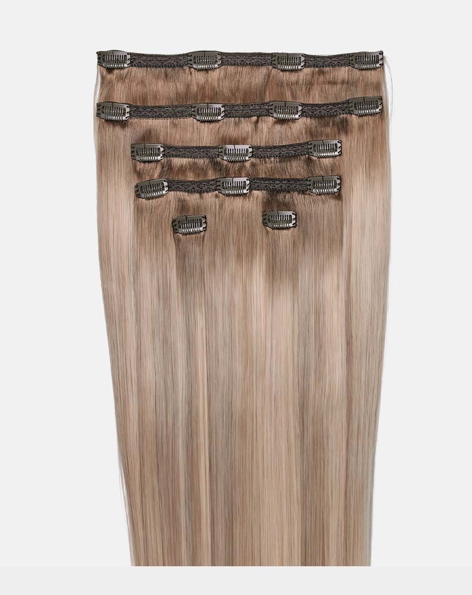 Beauty Works Double Hair Set Clip-in Hair Extensions 20"