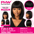 Fab & Fly Grey Glamour - Deria: Length:  11"