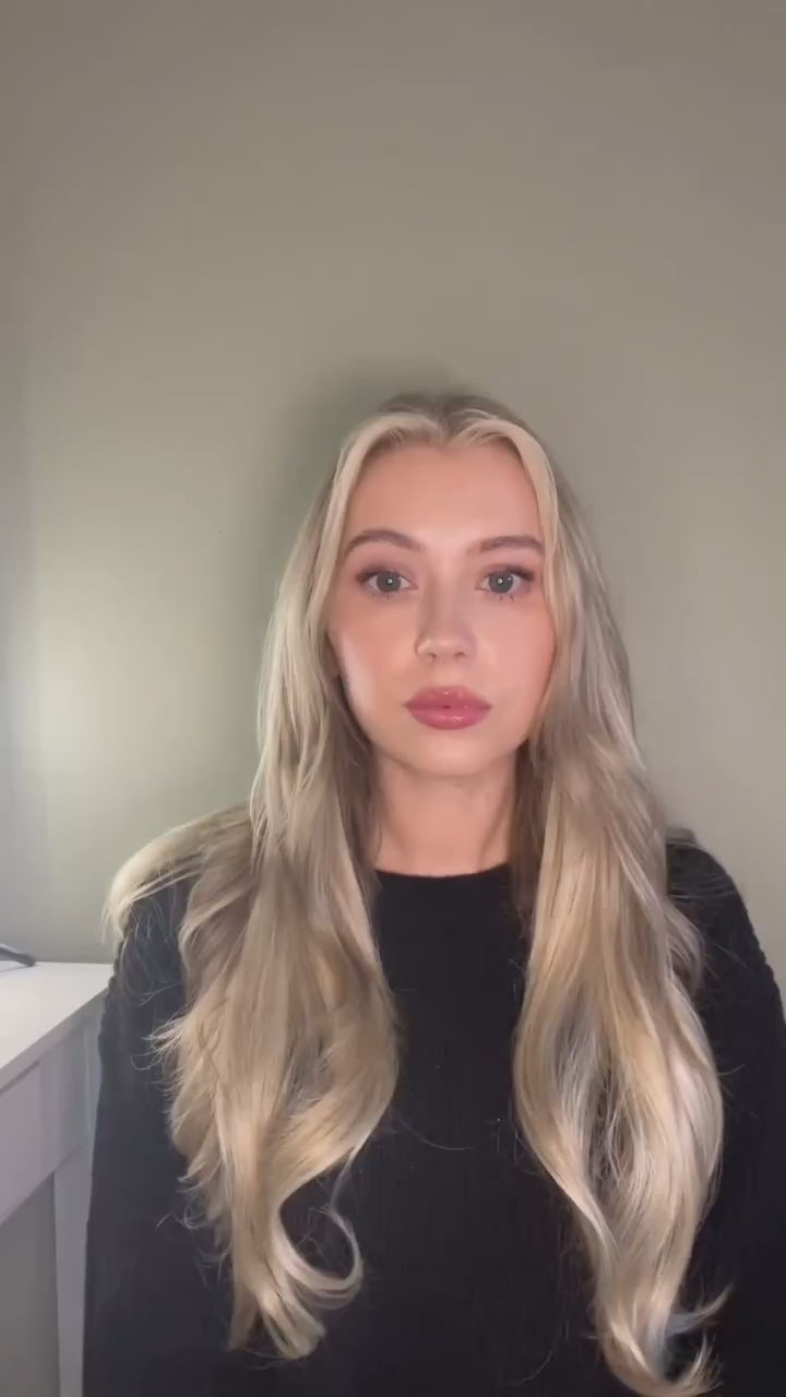 Stranded Flicky Heat Resistant One Piece  Clip-In Hair Extensions