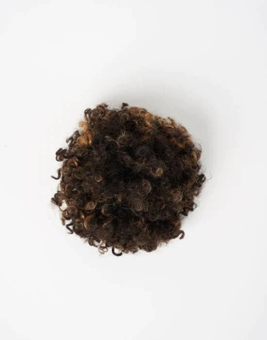 THE FEME COLLECTION - AFRO PUFF MEDIUM 100% HUMAN HAIR