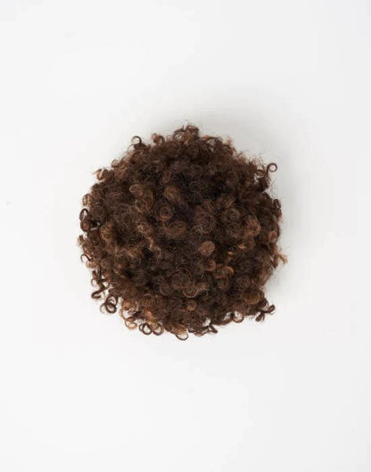 THE FEME COLLECTION - AFRO PUFF MEDIUM 100% HUMAN HAIR