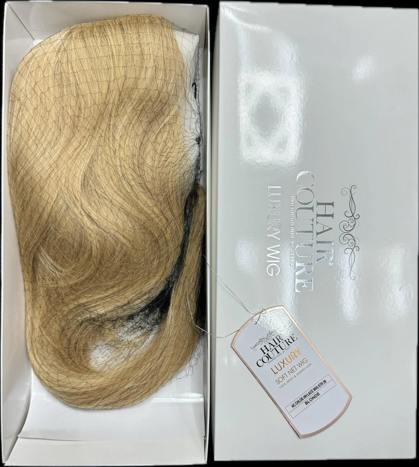 Sleek Chloe Blonde Straight Human Hair Lace Front Wig – Available in 16", 18", 20", 22", 24" & 26"