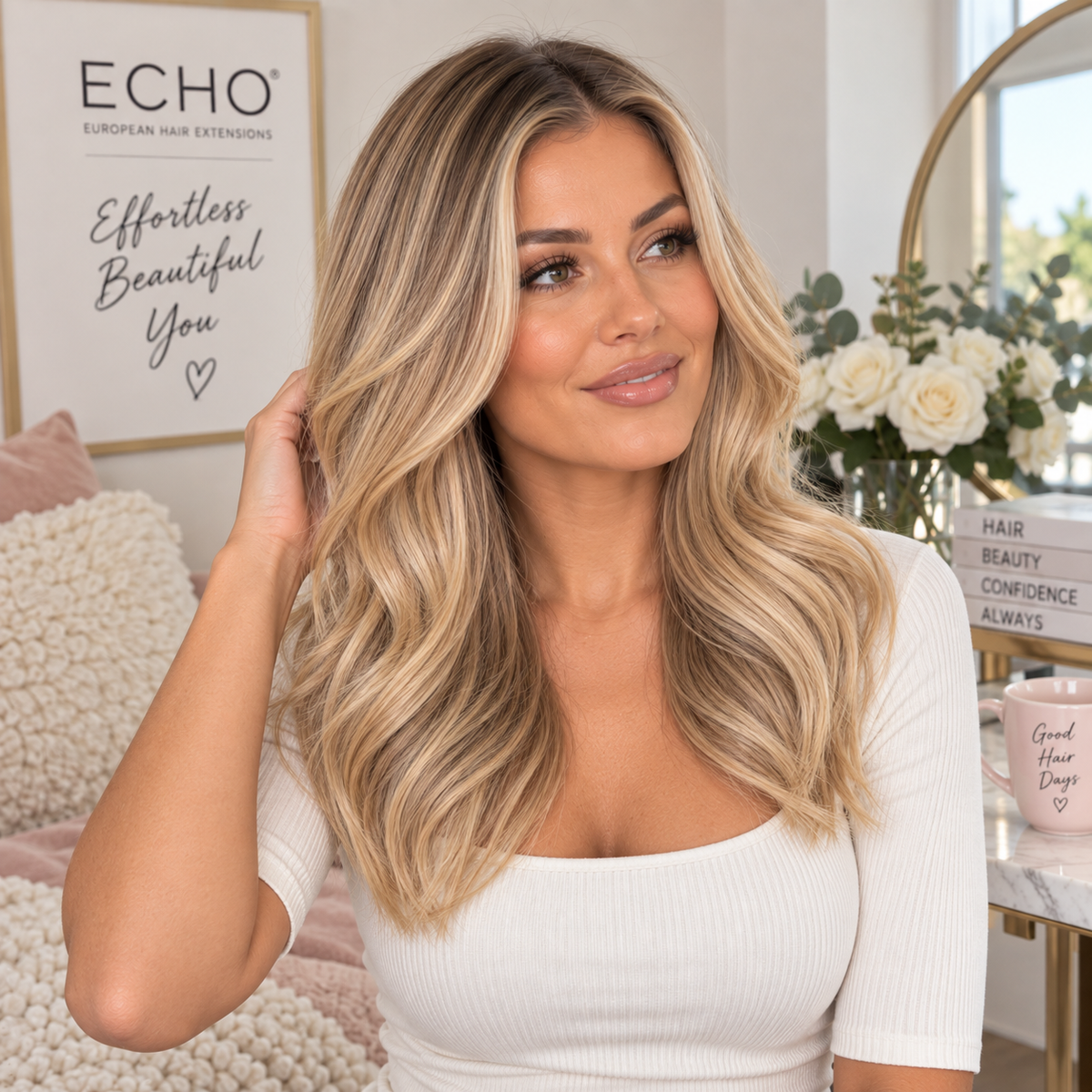 ECHO European Weft Hair Extensions Standard Lengths (8–18 inch)