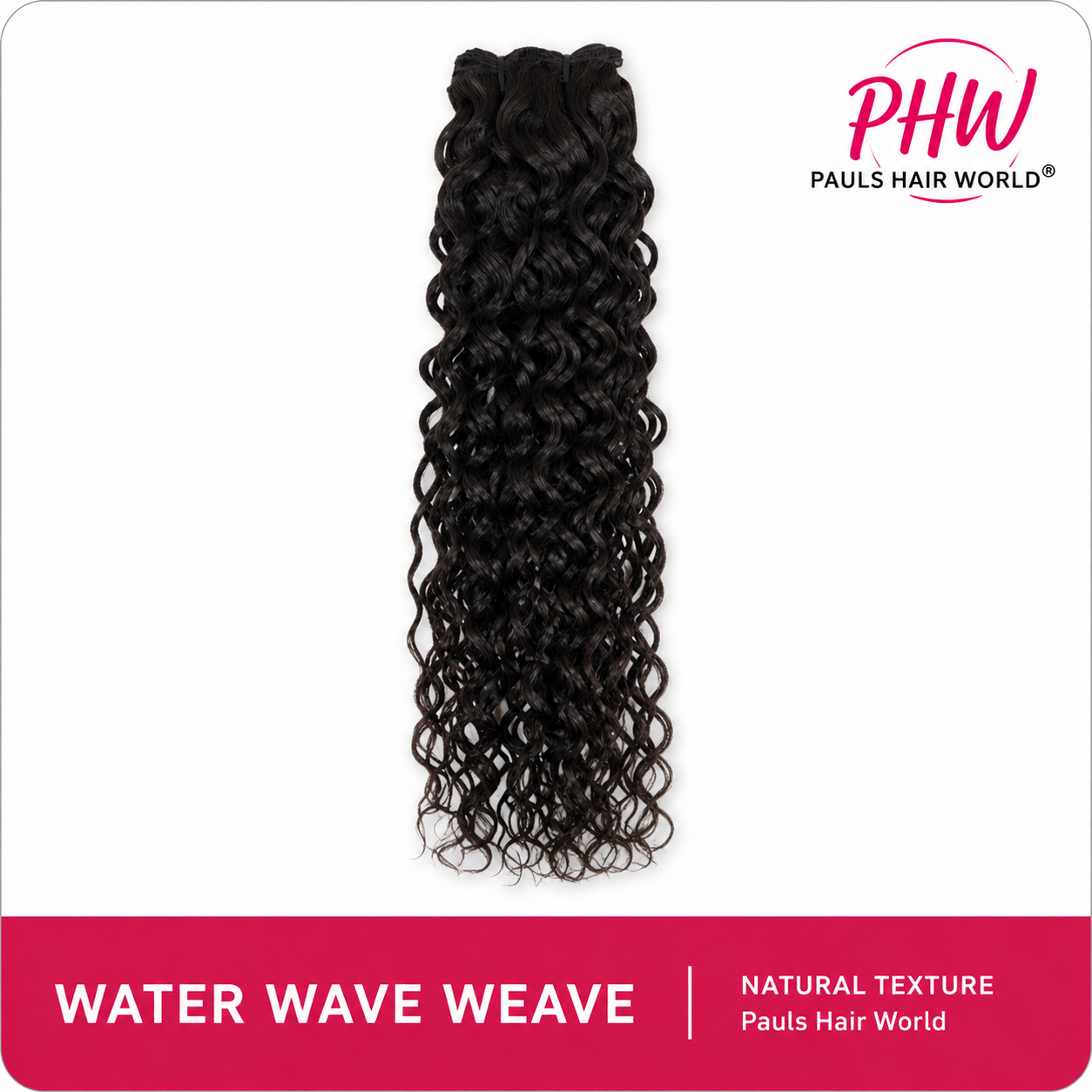 Signature Collection Virgin Remy Brazilian Water Wave Hair Weave