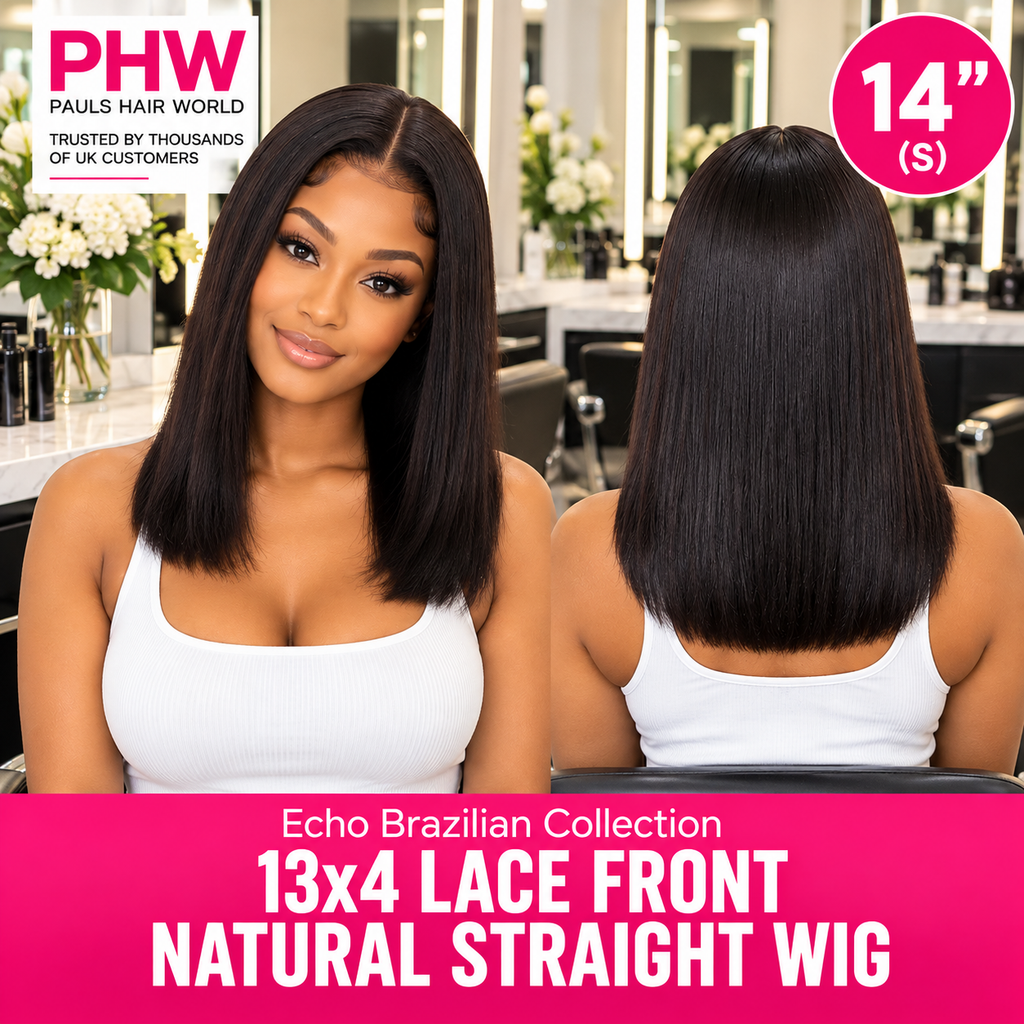 Echo Brazilian Collection 13x4 Lace Front Natural Straight Human Hair Wig
