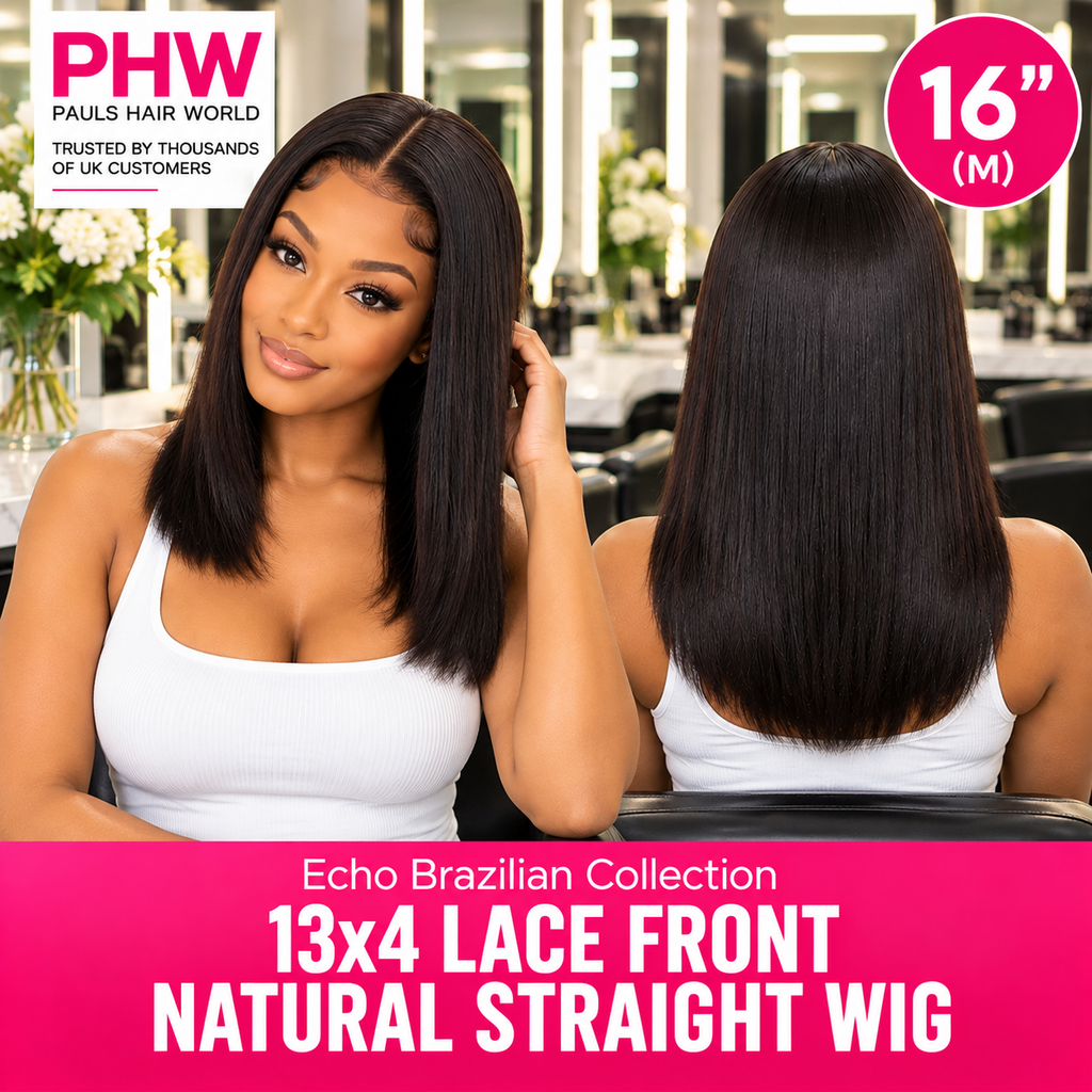 Echo Brazilian Collection 13x4 Lace Front Natural Straight Human Hair Wig