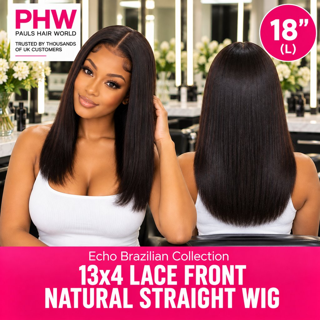 Echo Brazilian Collection 13x4 Lace Front Natural Straight Human Hair Wig