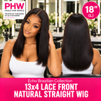 Echo Brazilian Collection 13x4 Lace Front Natural Straight Human Hair Wig