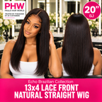 Echo Brazilian Collection 13x4 Lace Front Natural Straight Human Hair Wig