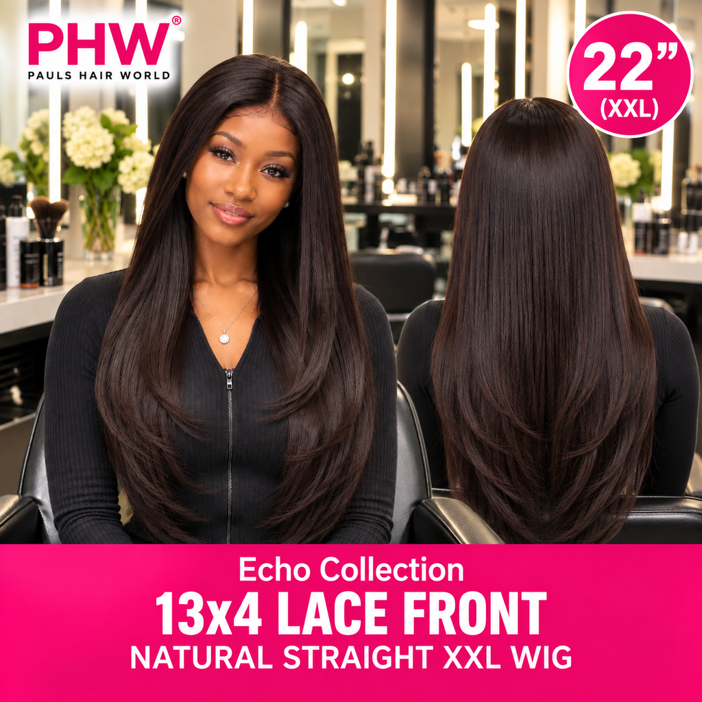 Echo Brazilian Collection 13x4 Lace Front Natural Straight Human Hair Wig